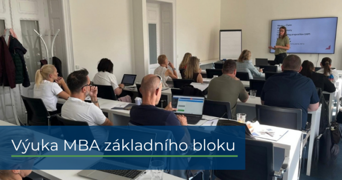 Po letní pauze čekal studenty MBA základní blok